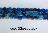 CNG8121 15.5 inches 8*12mm nuggets agate beads wholesale