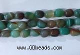 CNG8138 15.5 inches 8*12mm nuggets striped agate beads wholesale