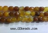 CNG8151 15.5 inches 10*14mm nuggets agate beads wholesale