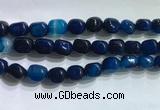 CNG8156 15.5 inches 10*14mm nuggets agate beads wholesale