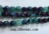 CNG8162 15.5 inches 10*14mm nuggets agate beads wholesale