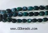 CNG8234 15.5 inches 12*16mm nuggets striped agate beads wholesale