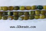 CNG8236 15.5 inches 12*16mm nuggets striped agate beads wholesale