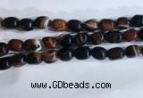 CNG8279 15.5 inches 13*18mm nuggets striped agate beads wholesale