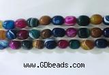 CNG8282 15.5 inches 13*18mm nuggets striped agate beads wholesale