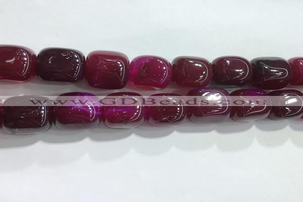 CNG8293 15.5 inches 15*20mm nuggets agate beads wholesale