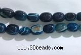 CNG8317 15.5 inches 15*20mm nuggets striped agate beads wholesale