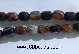 CNG8319 15.5 inches 15*20mm nuggets striped agate beads wholesale