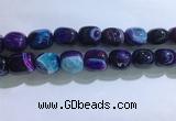 CNG8321 15.5 inches 15*20mm nuggets striped agate beads wholesale