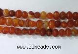 CNG8347 15.5 inches 10*12mm nuggets striped agate beads wholesale