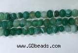 CNG8349 15.5 inches 10*12mm nuggets striped agate beads wholesale