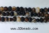 CNG8352 15.5 inches 10*12mm nuggets striped agate beads wholesale