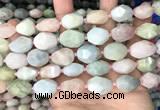 CNG8517 15.5 inches 13*17mm - 15*20mm faceted nuggets morganite beads