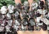 CNG8552 15.5 inches 13*18mm - 15*25mm faceted freeform tourmaline beads