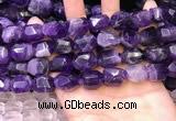 CNG8581 13*18mm - 15*20mm faceted nuggets amethyst beads