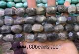 CNG8584 13*18mm - 15*20mm faceted nuggets labradorite beads