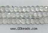 CNG8610 10*13mm - 12*16mm faceted freeform white crystal beads