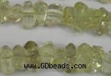 CNG864 15.5 inches 5*10mm – 10*17mm faceted nuggets lemon quartz beads