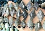 CNG8646 13*20mm - 15*25mm faceted freeform labradorite beads