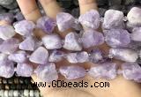 CNG8660 15.5 inches 12*16mm - 18*25mm nuggets lavender amethyst beads