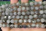 CNG8716 15.5 inches 8mm faceted nuggets labradorite gemstone beads