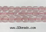 CNG8802 15.5 inches 16mm - 20mm faceted freeform rose quartz beads