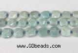 CNG8816 15.5 inches 16mm - 20mm faceted freeform amazonite beads