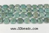 CNG8817 15.5 inches 16mm - 20mm faceted freeform amazonite beads