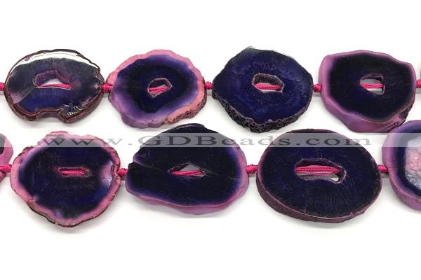 CNG8951 30*40mm - 40*50mm freeform druzy agate beads