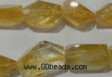 CNG902 15.5 inches 13*18mm – 15*25mm faceted nuggets citrine beads