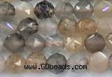 CNG9103 15 inches 4mm faceted nuggets sunstone beads