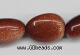 CNG96 15.5 inches 12*18mm - 20*30mm nuggets goldstone gemstone beads