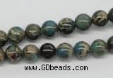 CNI03 16 inches 8mm round natural imperial jasper beads wholesale