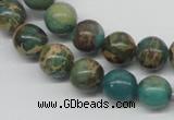 CNI04 16 inches 10mm round natural imperial jasper beads wholesale