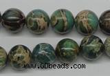 CNI05 16 inches 12mm round natural imperial jasper beads wholesale