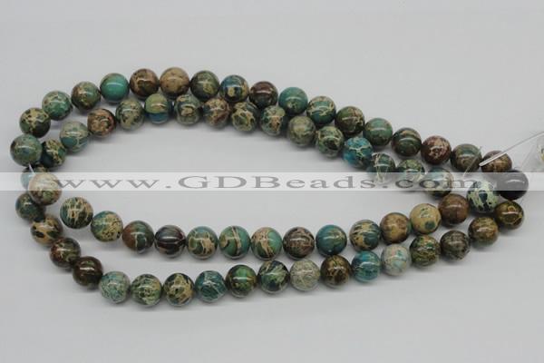 CNI05 16 inches 12mm round natural imperial jasper beads wholesale