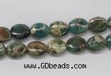 CNI10 16 inches 8*10mm oval natural imperial jasper beads wholesale