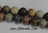 CNI203 15.5 inches 10mm round imperial jasper beads wholesale