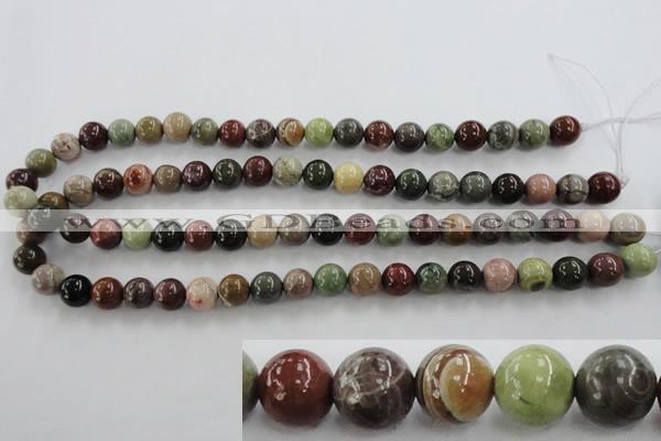 CNI303 15.5 inches 10mm round imperial jasper beads wholesale