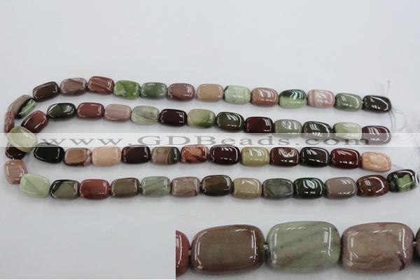 CNI311 15.5 inches 8*14mm rectangle imperial jasper beads wholesale