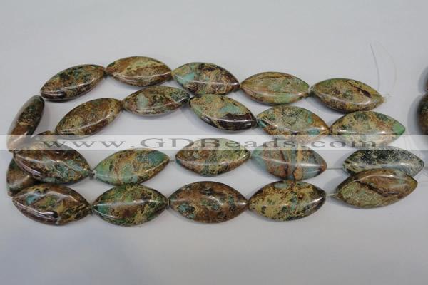 CNI35 15.5 inches 20*38mm marquise natural imperial jasper beads