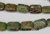 CNI40 15.5 inches 10*14mm rectangle natural imperial jasper beads