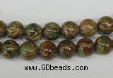 CNI50 15.5 inches 8mm round natural imperial jasper beads