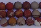 CNJ302 15.5 inches 8mm round matte noreena jasper beads wholesale