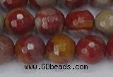 CNJ312 15.5 inches 12mm faceted round noreena jasper beads