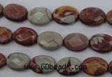 CNJ50 15.5 inches 10*14mm faceted oval noreena jasper beads