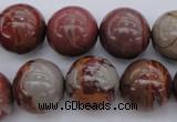 CNJ57 15.5 inches 16mm round noreena jasper beads wholesale