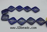 CNL1163 15.5 inches 35*35mm diamond lapis lazuli beads wholesale