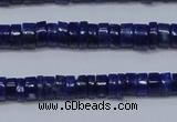 CNL1265 15.5 inches 3*6mm tyre natural lapis lazuli beads