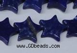 CNL1286 15.5 inches 18mm star natural lapis lazuli beads